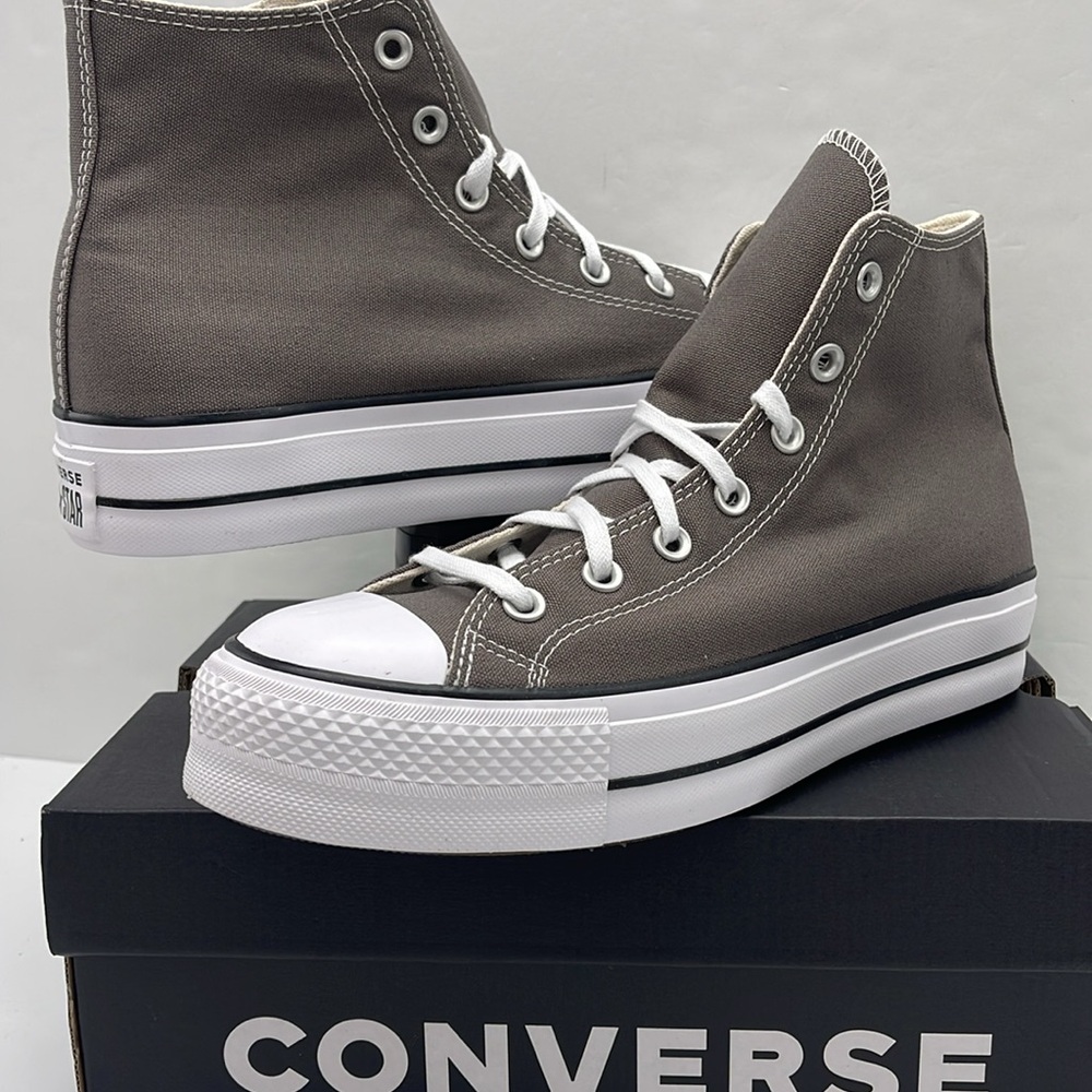 Converse WMNS High-Top Platform Sneakers A09221F CTAS LIFT HI
CHARCOAL/WHITE - Picture 10 of 16